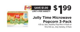 ShopRite Microwave popcorn 3-pack offer