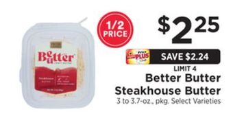 ShopRite Steakhouse butter offer
