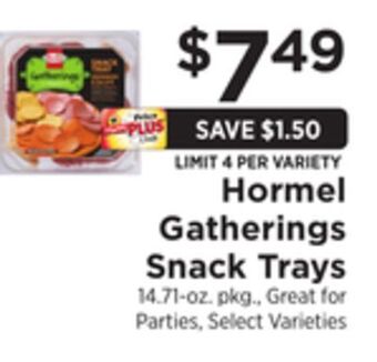 ShopRite Gatherings snack trays offer