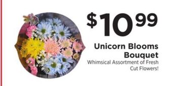 ShopRite Unicorn blooms bouquet offer