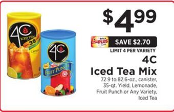 ShopRite Iced tea mix offer
