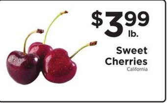 ShopRite Sweet cherries offer