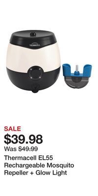 Cabela's Thermacell el55 rechargeable mosquito repeller + glow light offer
