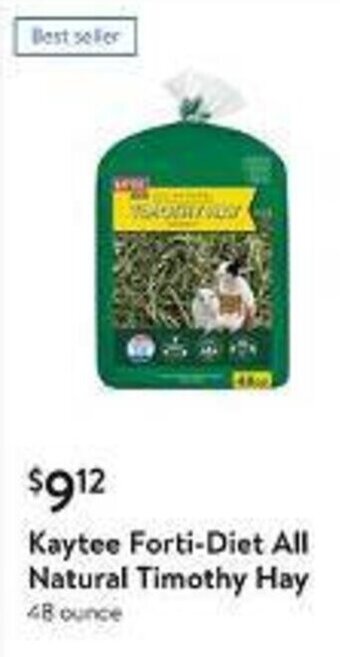 Walmart Kaytee Forti-Diet All Natural Timothy Hay offer