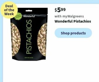 Walgreens Wonderful Pistachios offer