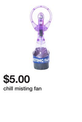 Five Below Chill misting fan offer