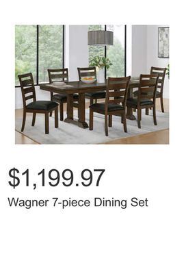 Costco Wagner 7-piece dining set offer