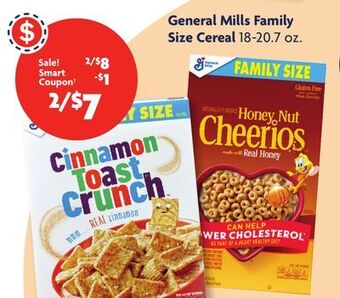 Family Dollar General mills family size cereal offer