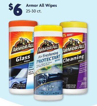 Family Dollar Armor all wipes offer