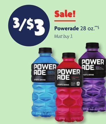 Family Dollar Powerade offer
