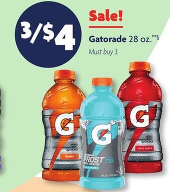 Family Dollar Gatorade offer