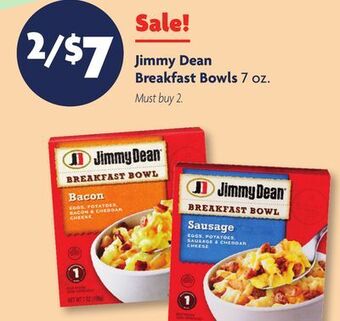 Family Dollar Jimmy dean breakfast bowls offer