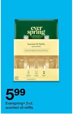 Target Everspring™ 2-ct. scented oil refills offer