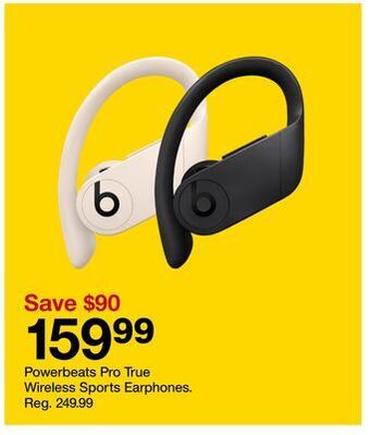 Target Powerbeats pro true wireless sports earphones offer