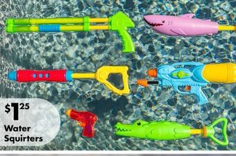 Dollar Tree Water squirters offer
