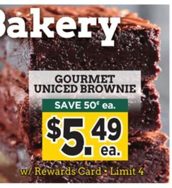 Dearborn Market Gourmet uniced brownie offer