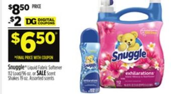 Dollar General Snuggle® offer