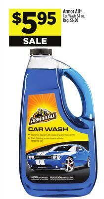 Dollar General Armor all® car wash offer