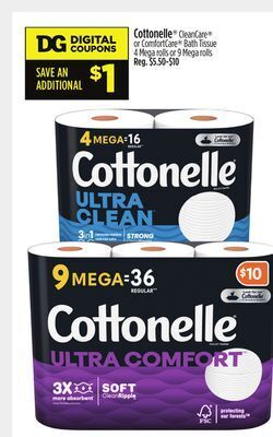 Dollar General Cottonelle® offer