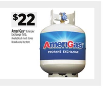 Dollar General Amerigas® cylinder exchange offer