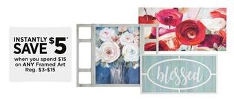Dollar General Framed art offer