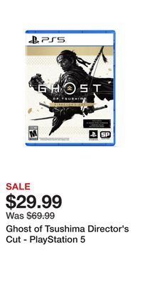 Game Stop Ghost of tsushima director's cut - playstation 5 offer