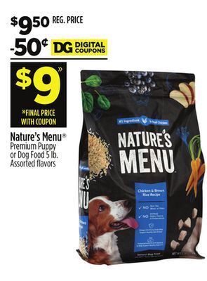 Dollar General Nature's menu® offer