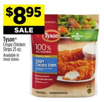 Dollar General Tyson® crispy chicken strips offer