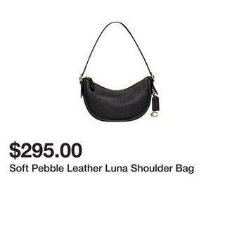 Belk Soft pebble leather luna shoulder bag offer