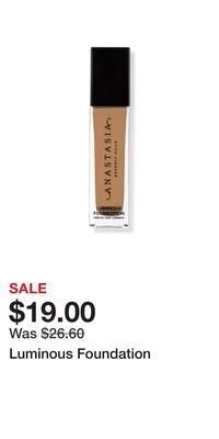 Ulta Beauty Luminous foundation offer