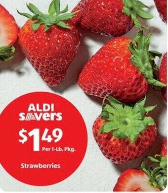Aldi Strawberries Per 1-Lb. Pkg. offer