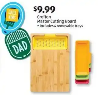 Aldi Crofton Master Cutting Board • Includes 4 removable trays offer