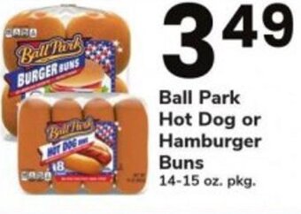 Safeway Ball Park Hot Dog or Hamburger Buns offer