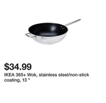 Ikea Ikea 365+ wok, stainless steel/non-stick coating, 13 offer