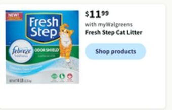 Walgreens Fresh step cat litter offer