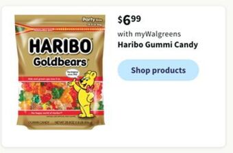Walgreens Haribo gummi candy offer