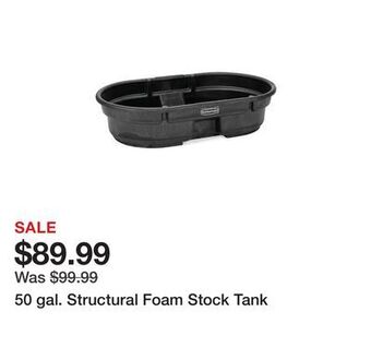 Tractor Supply Company 50 gal. structural foam stock tank offer