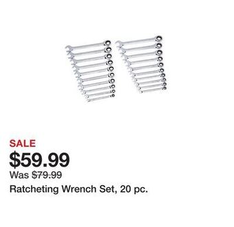 Tractor Supply Company Ratcheting wrench set, 20 pc. offer