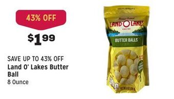 Grocery Outlet O' lakes butter ball offer