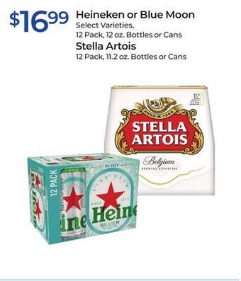 Rite Aid Heineken or blue moon, stella artois offer