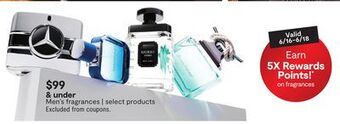 JC Penney Men's fragrances offer