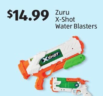 Aldi Zuru x-shot water blasters offer