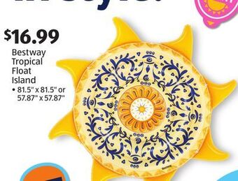 Aldi Bestway tropical float island offer