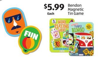Aldi Bendon magnetic tin game offer