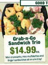 Robert Fresh Market Grab-n-Go Sandwich Trio offer