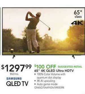 Nebraska Furniture Mart Samsung 65 offer