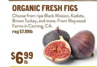 New Seasons Market Organic Fresh Figs offer