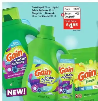 Family Dollar Gain Liquid Liquid Fabric offer