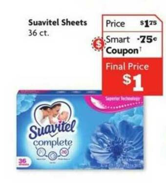 Family Dollar Suavitel Sheets offer