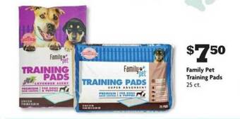 Family Dollar Family Pet Training Pads offer
